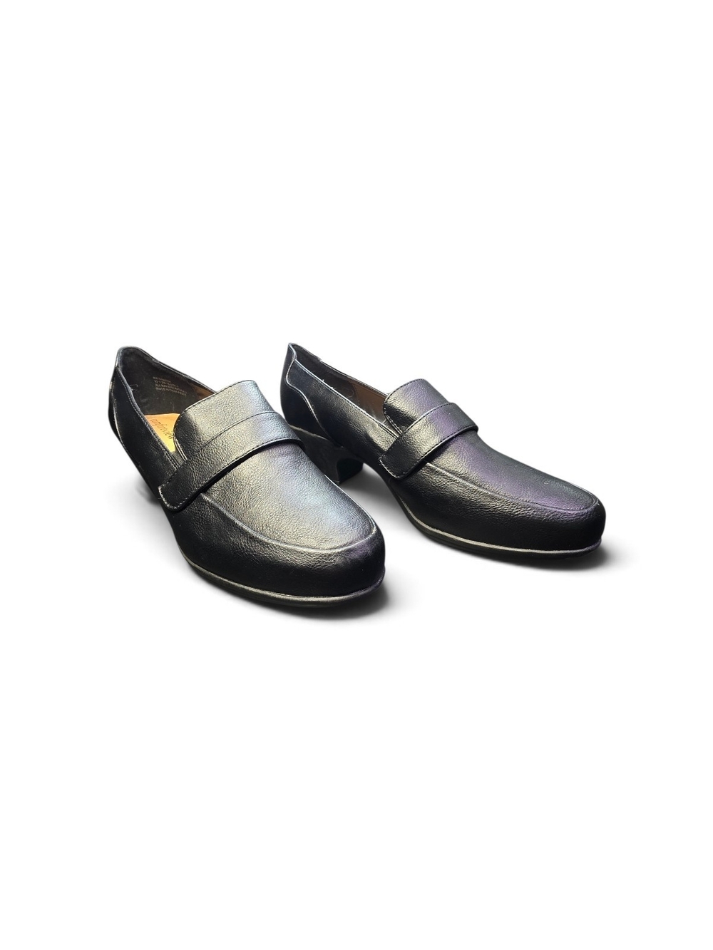 Comfortview Black Maya Slip On Loafer Shooties 10.5W NWOB